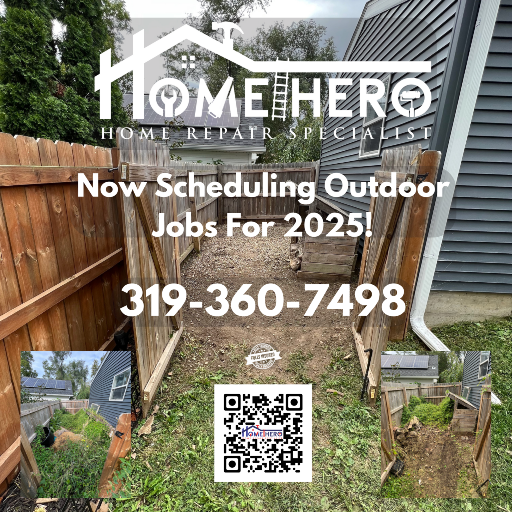 Home Hero overgrowth & brush removal in cedar rapids, iowa project work