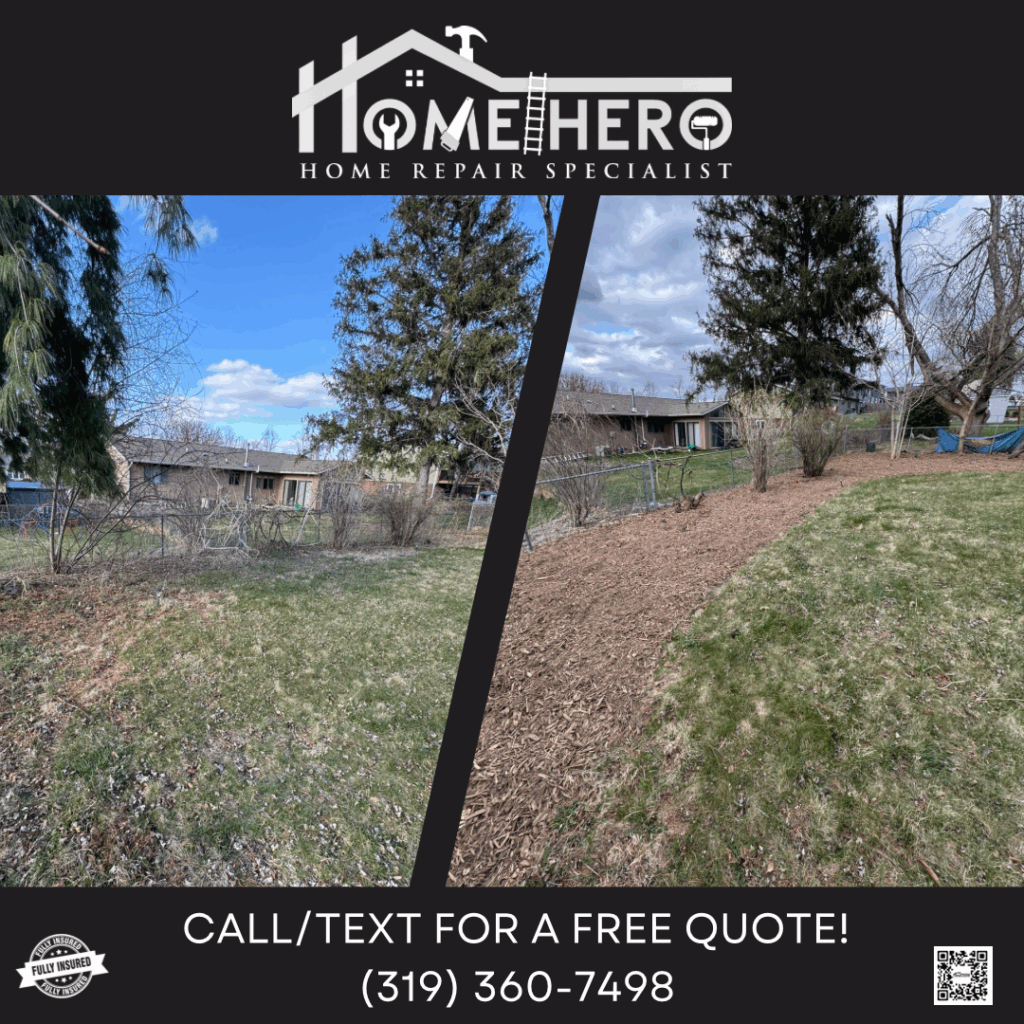 Home Hero local property service work in Eastern Iowa